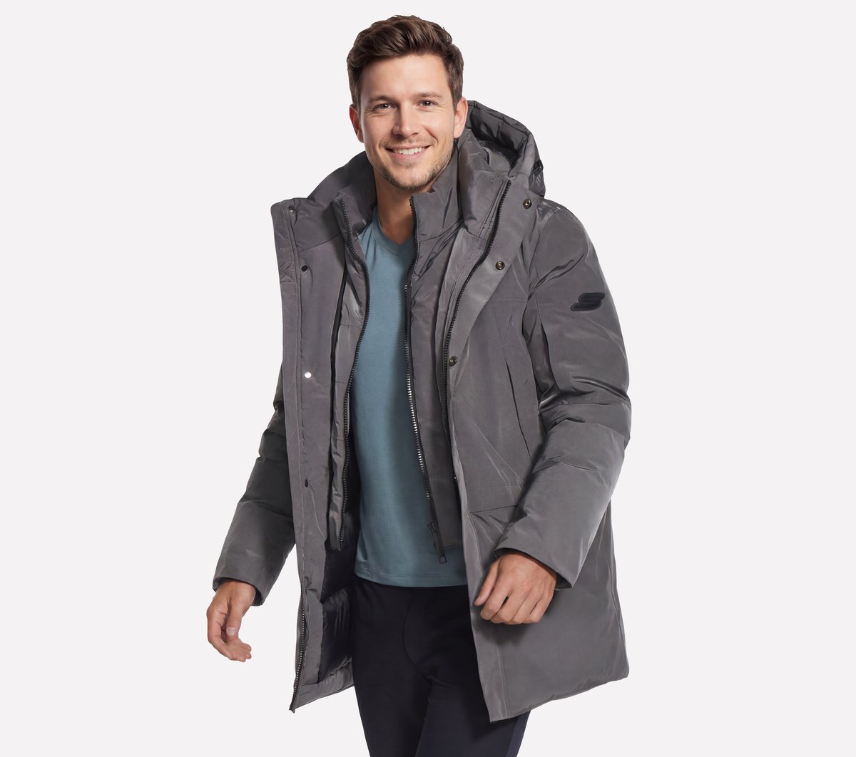 Men Non-Quilted Parka