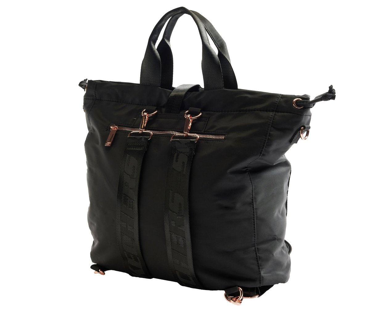 Women Convertible Backpack Buckle Bag