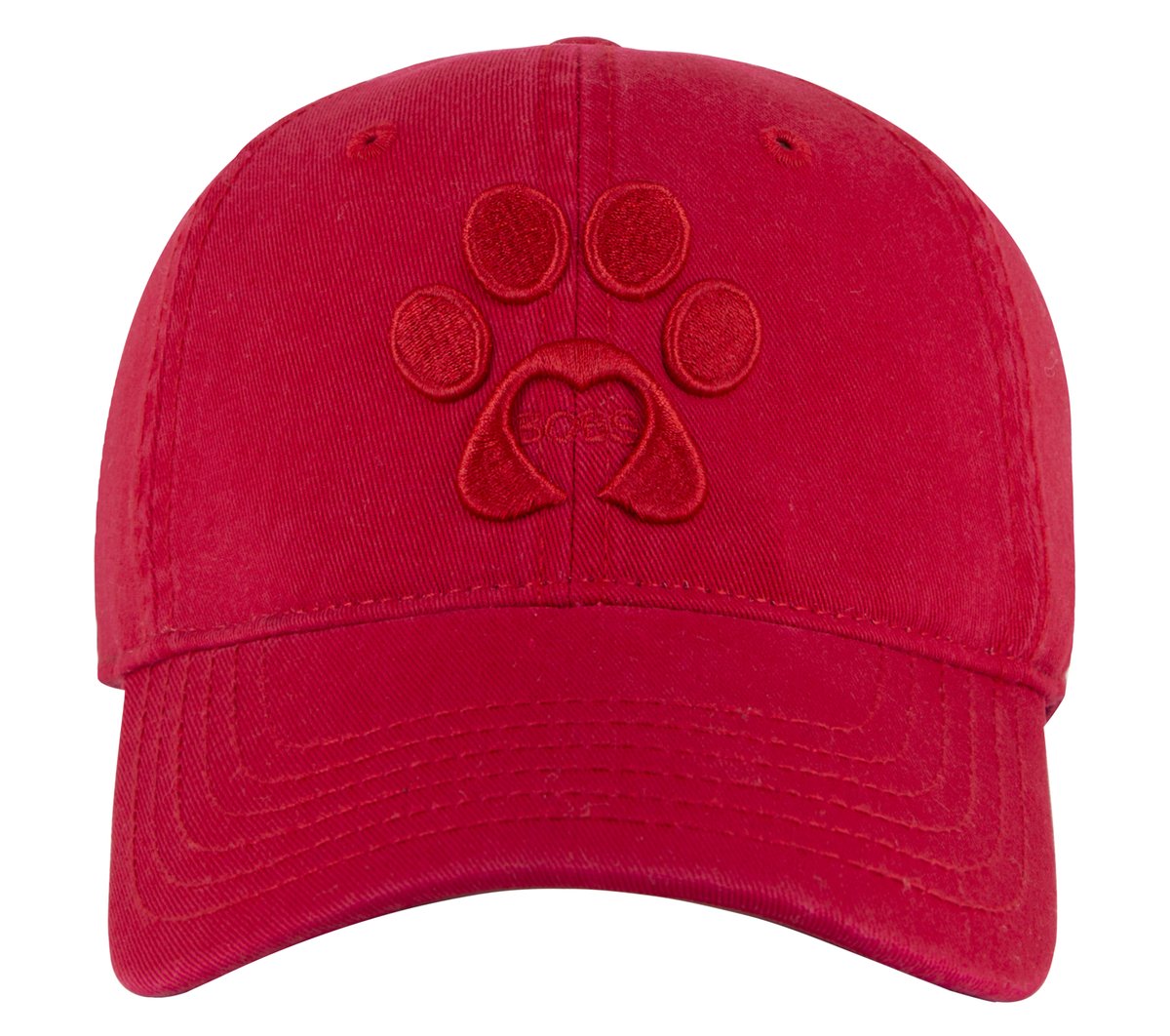 Women Paw Print Twill Washed Hat