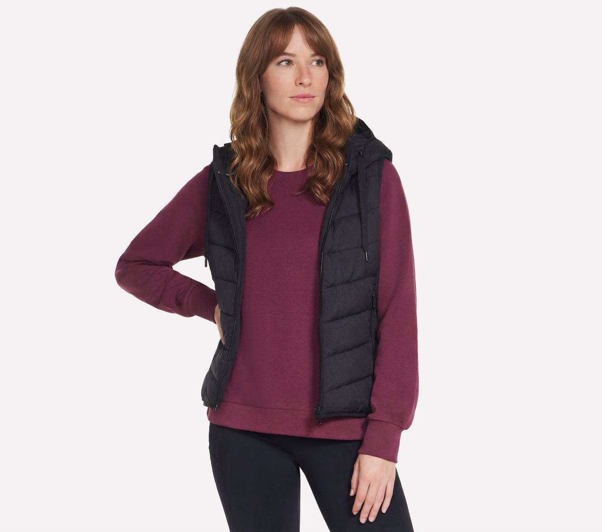 Women Performance Elite Cozy Fit Hooded Vest