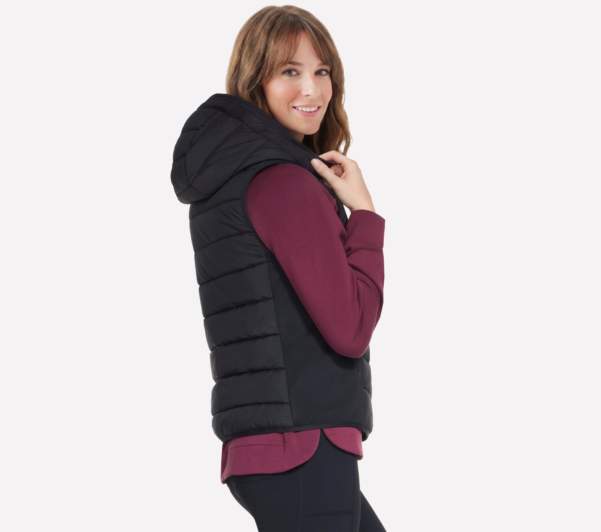 Women Performance Elite Cozy Fit Hooded Vest