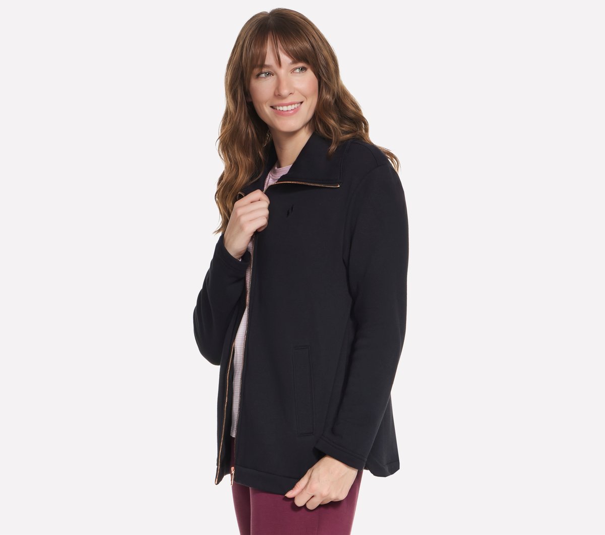Women GO SNUGGLE Tunic Full Zip Jacket