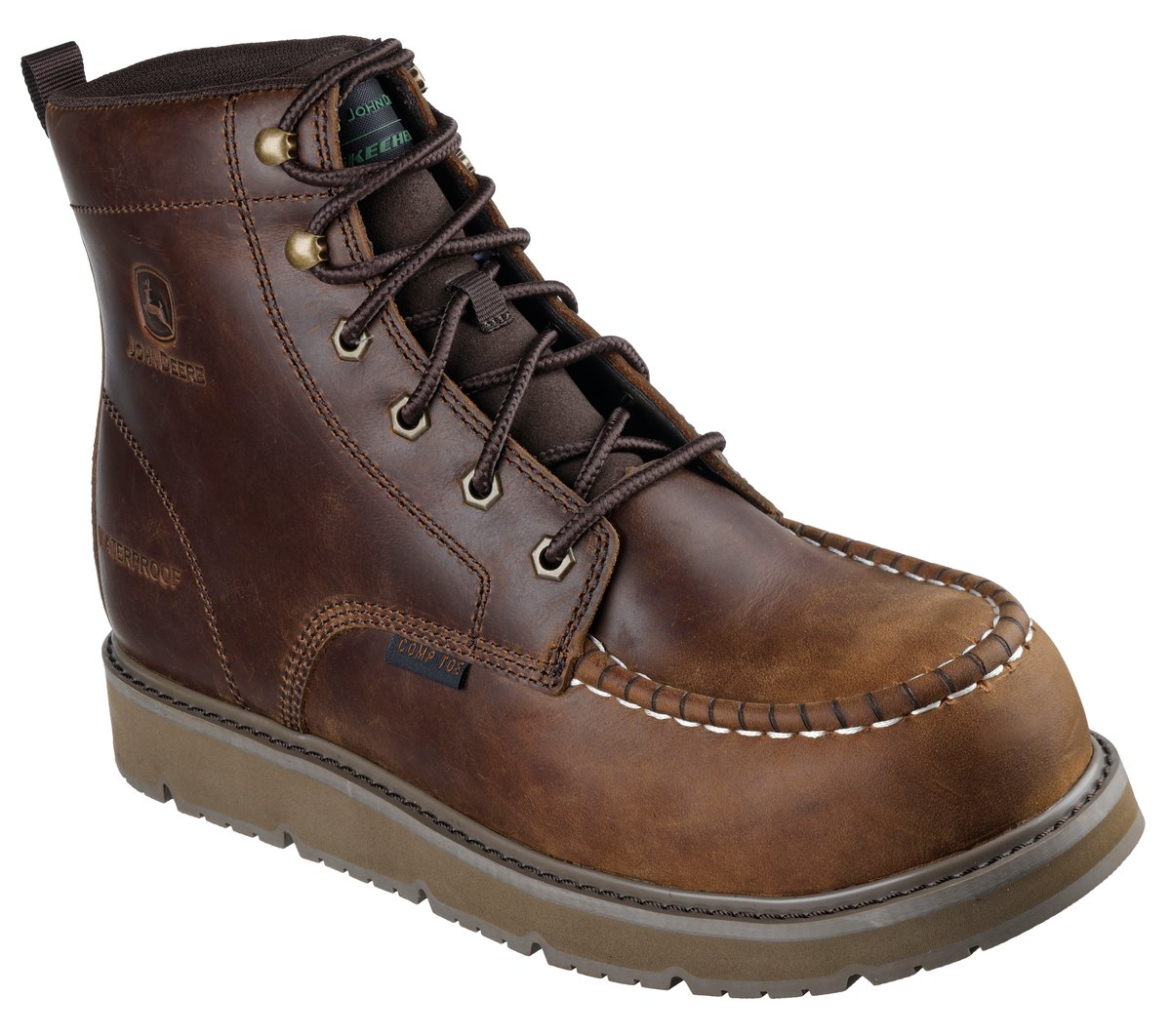 Men John Deere Waterproof: Flex-Wedge Ranger - Wild Yew