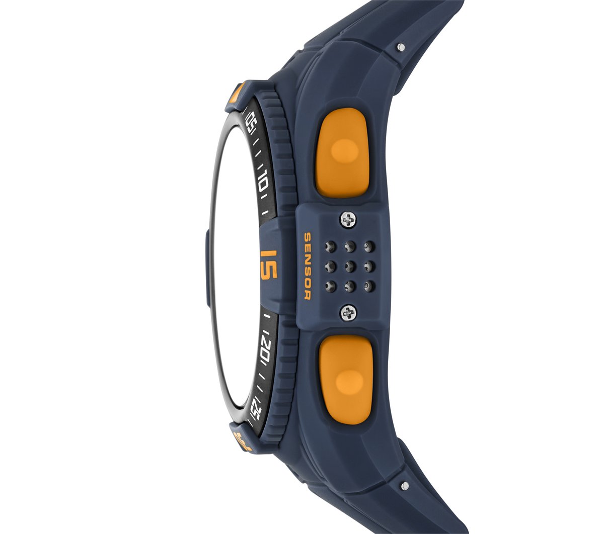 Men Digital Long Strap Watch