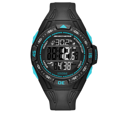 Men Digital Long Strap Watch