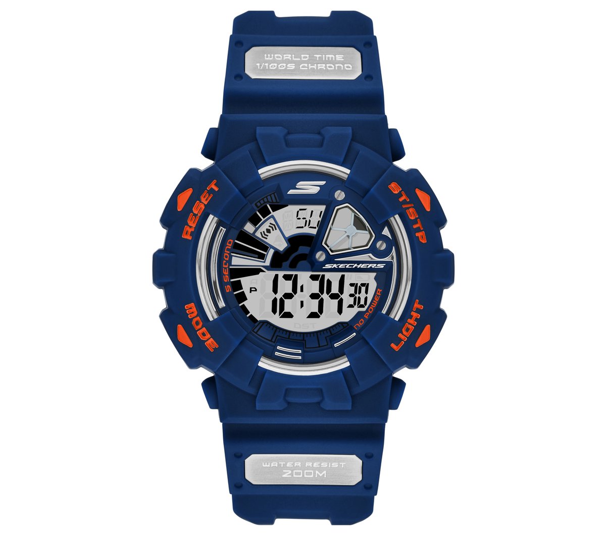 Men Digital Blue Watch