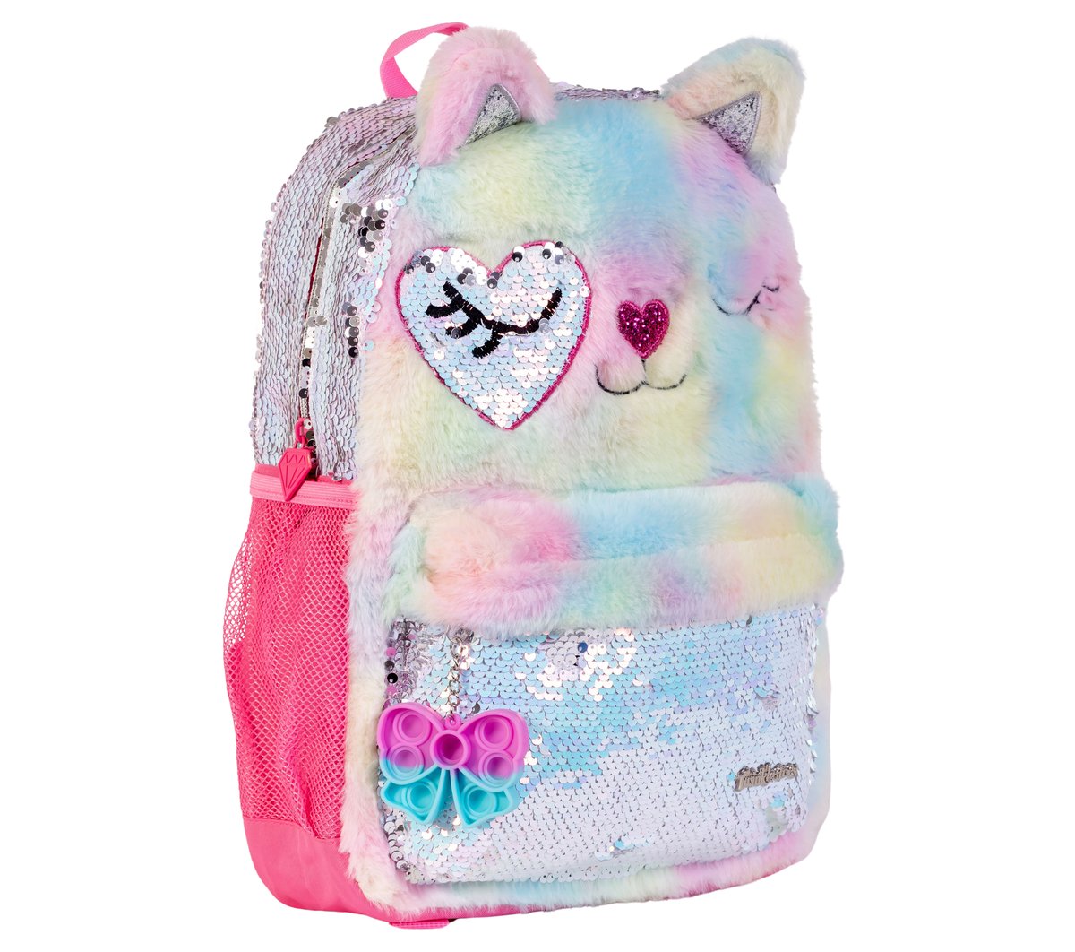 Kids Twinkle Toes: Fur Cat Backpack