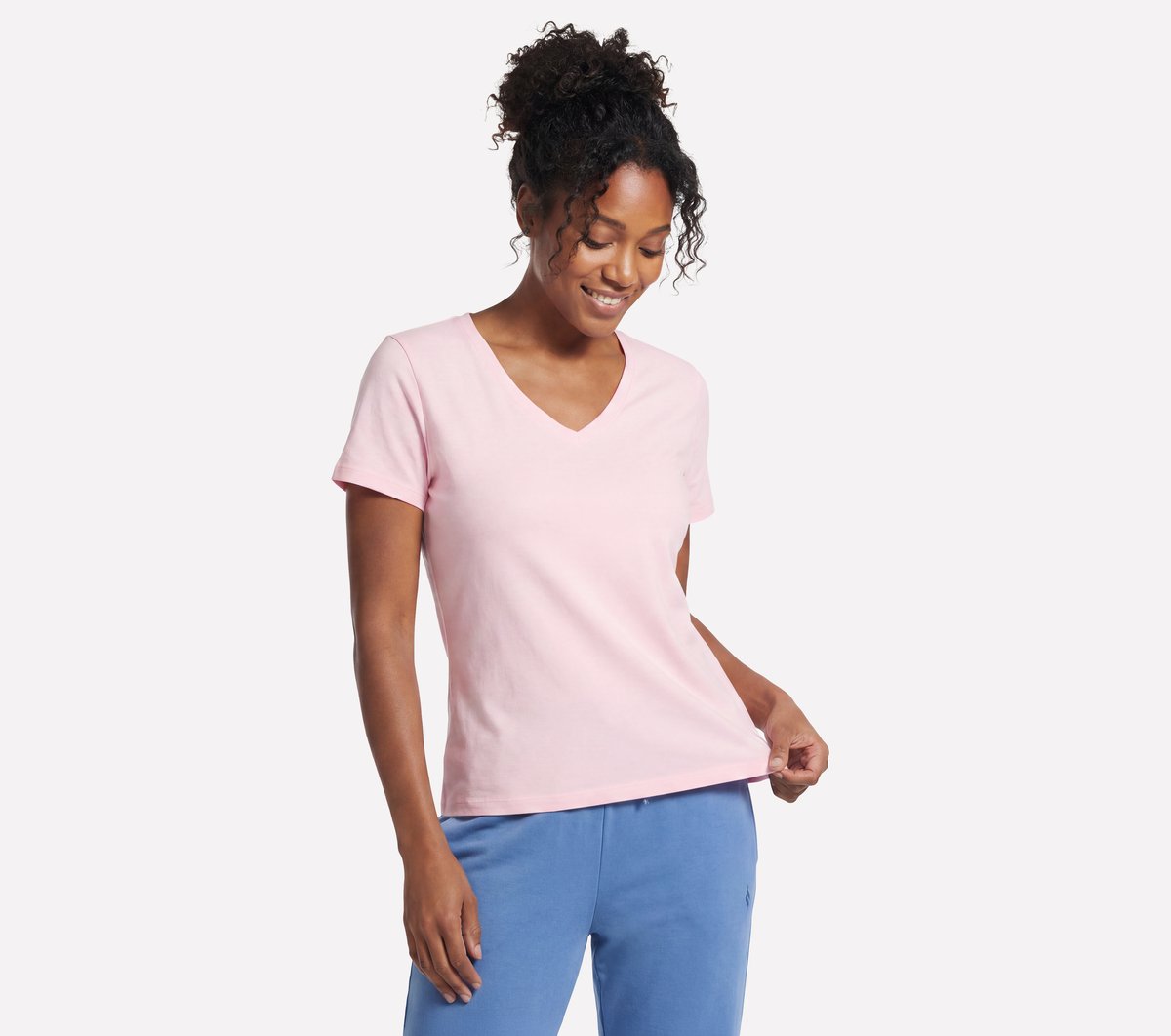 Women Pima V-Neck Tee