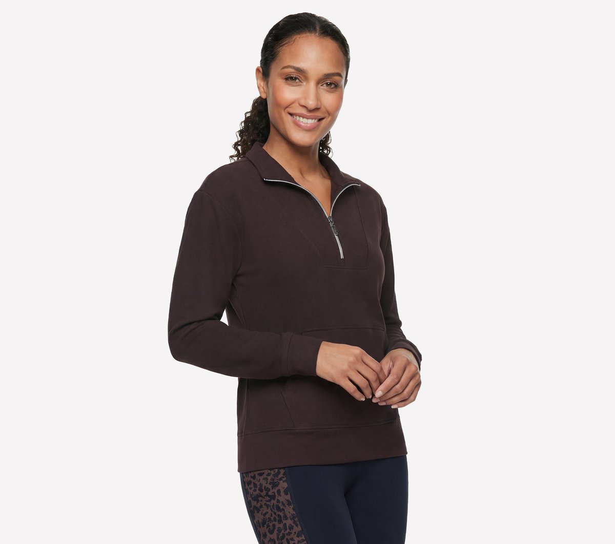 Women GO LUXE Rib 1/4 Zip