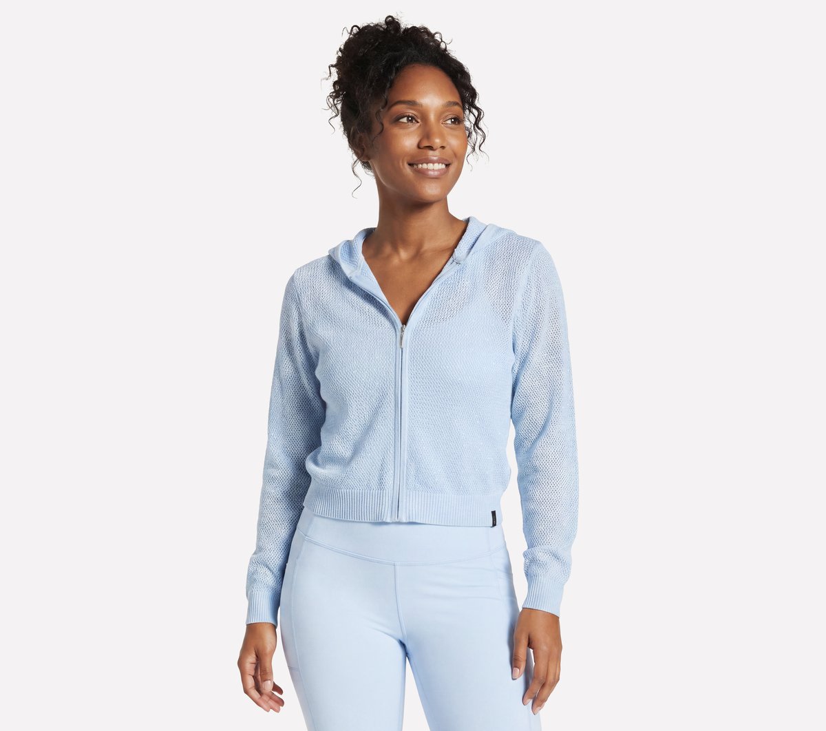Women Shine Hooded Full Zip Jacket