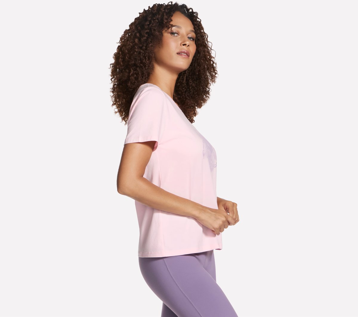 Women Hibiscus Short Sleeve Tee
