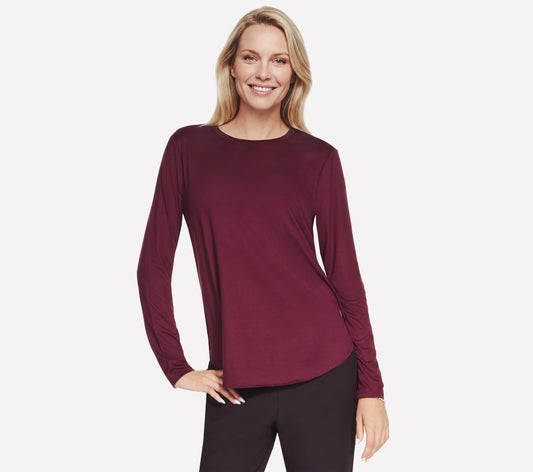 Women GO DRI Swift Long Sleeve Tunic Crew