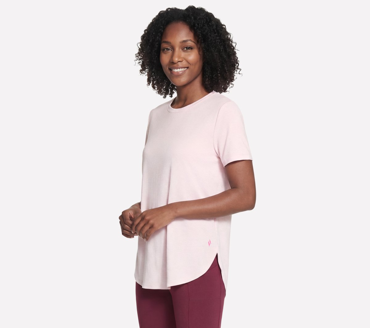 Women GO DRI Swift Stripe Tunic Tee