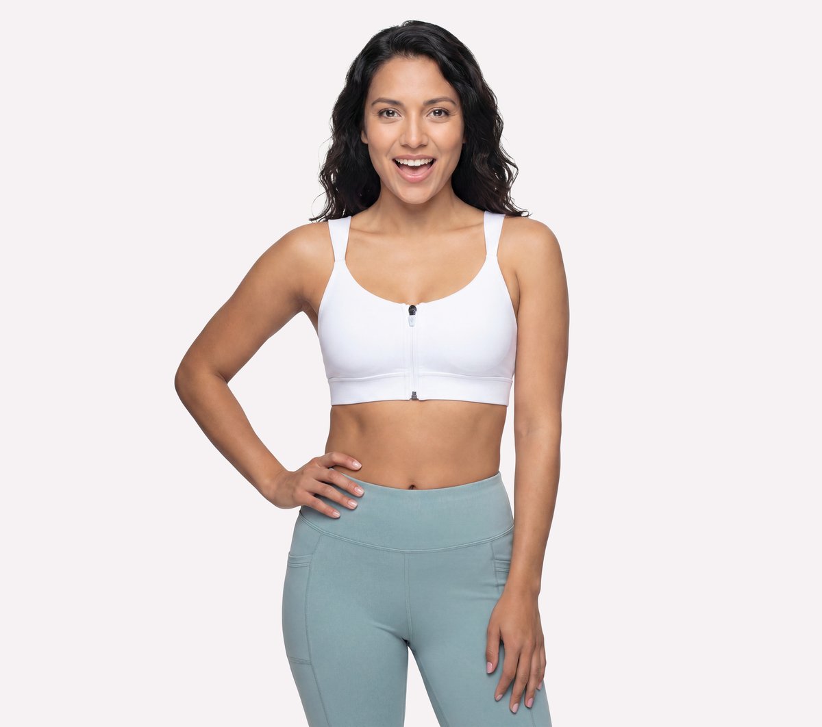 Women GO WALK Evolution Zip Front Bra