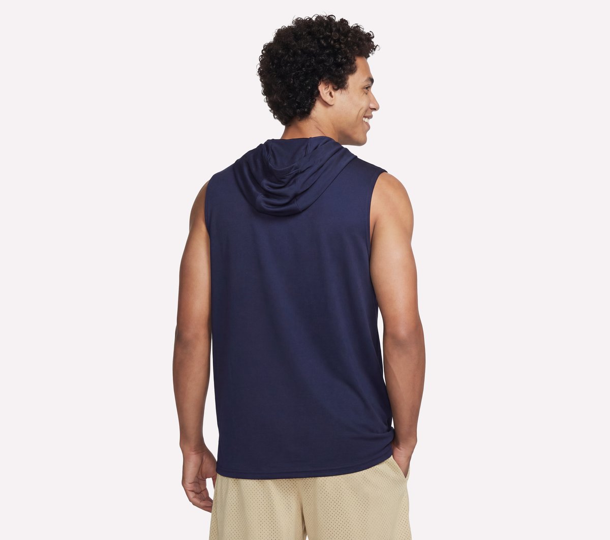 Men Hoops Sleeveless Hoodie
