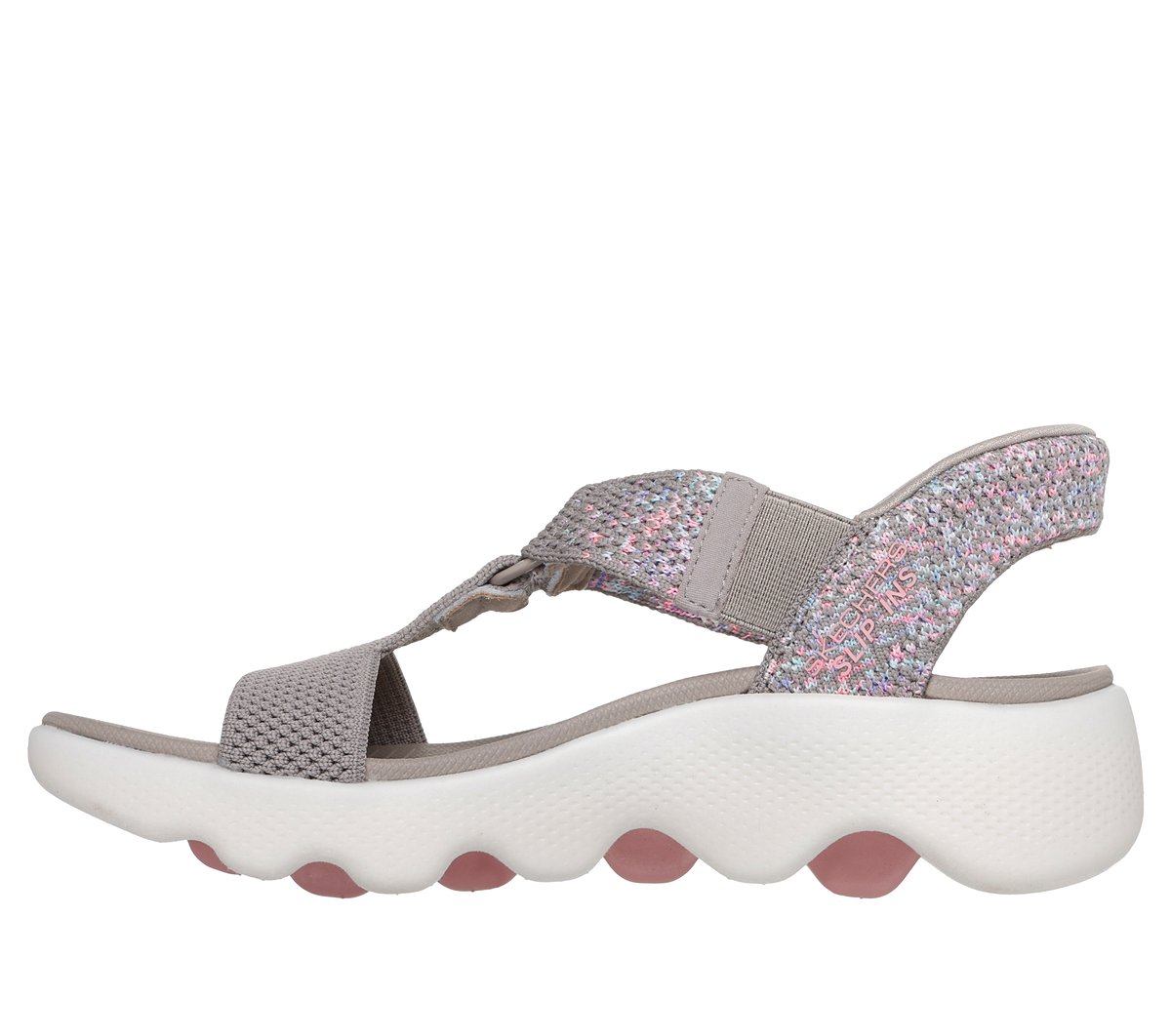 Women Slip-ins: GO WALK Massage Fit Sandal - Confetti Sky