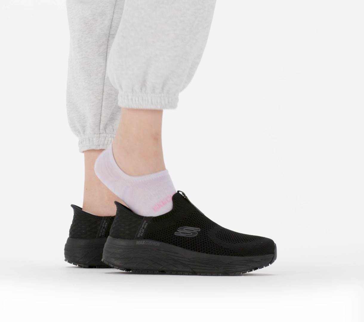 Women Slip-ins Work Slip-Resistant: Max Cushioning Elite - Riclan