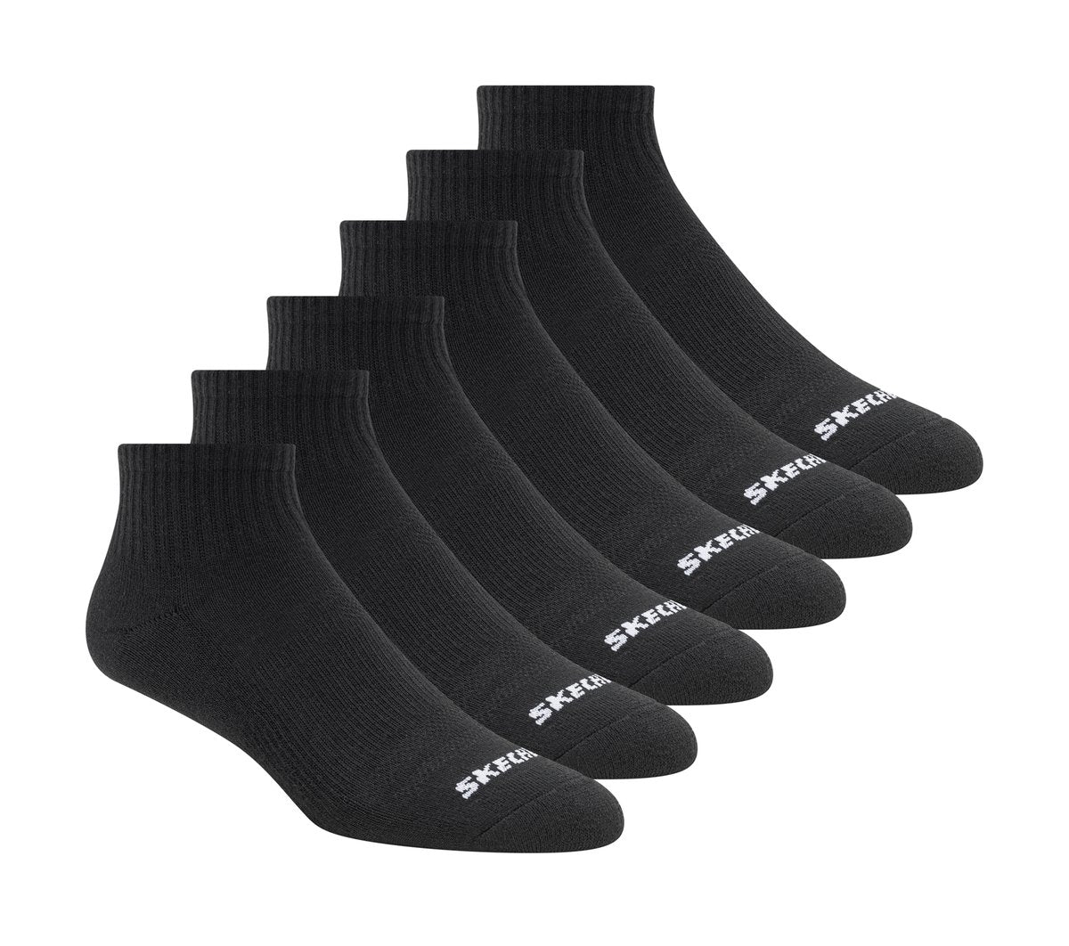 Women 6 Pack Core Quarter Medium Socks