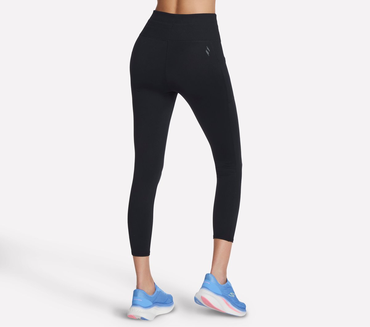 Women GO WALK Rib Mix High Waisted 7/8 Legging