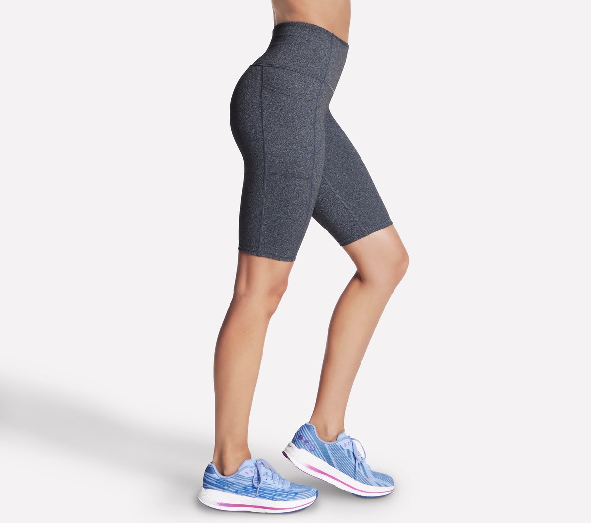 Women GO WALK High Waisted 10 Inch Bike Short
