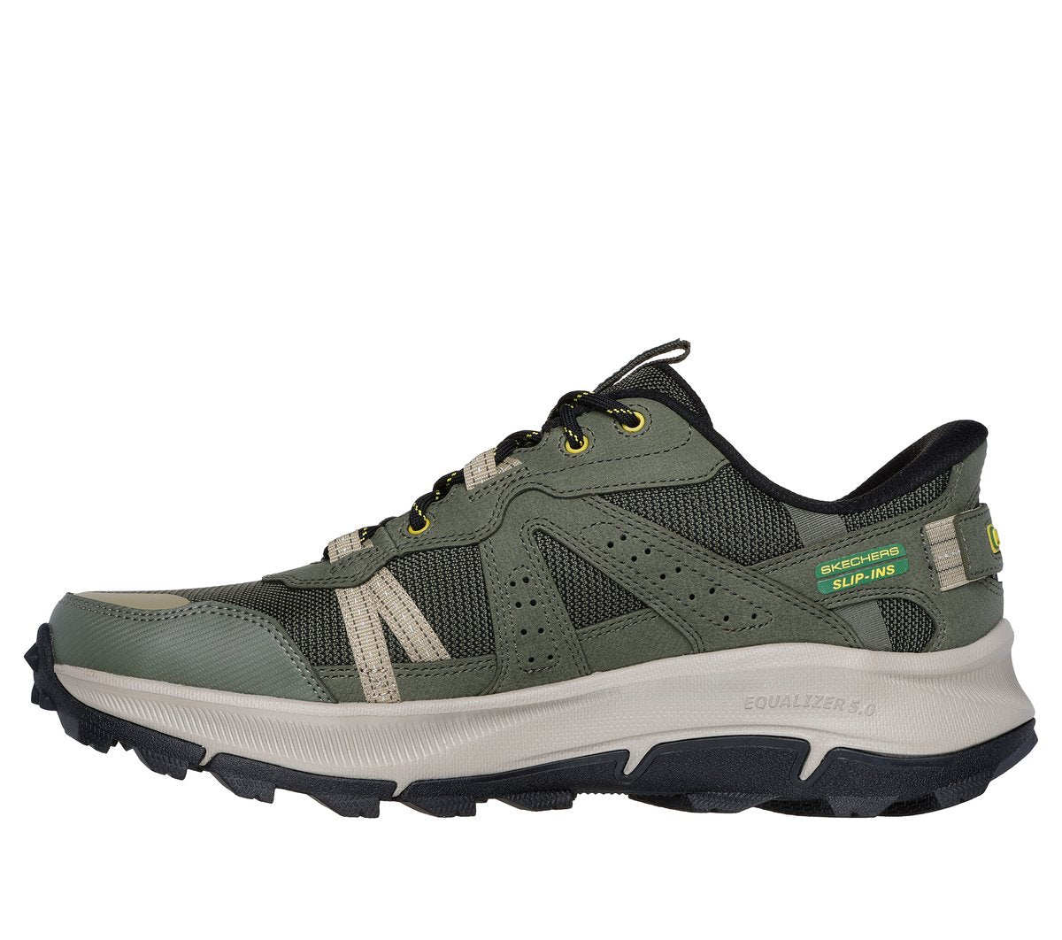 Men Slip-ins John Deere Relaxed Fit: Equalizer 5.0 Trail - Harvest