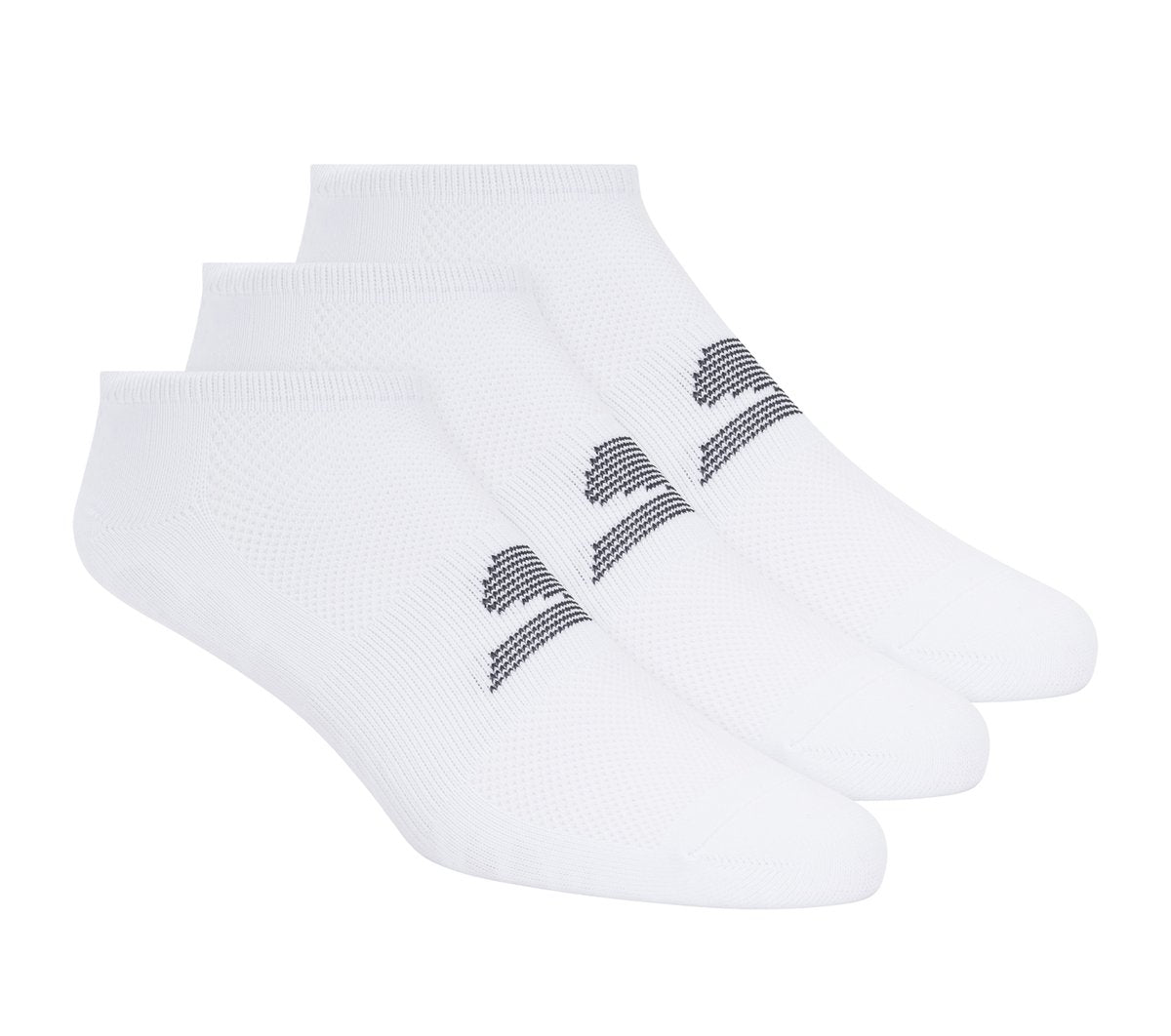 Men 3 Pack No Show Stretch Socks