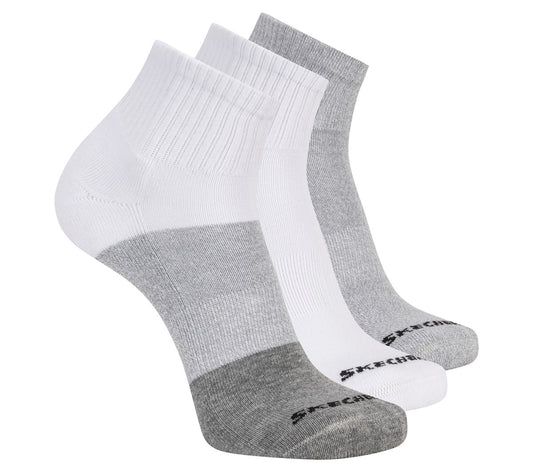 Men 3 Pack Men's Colorblock Quarter Socks