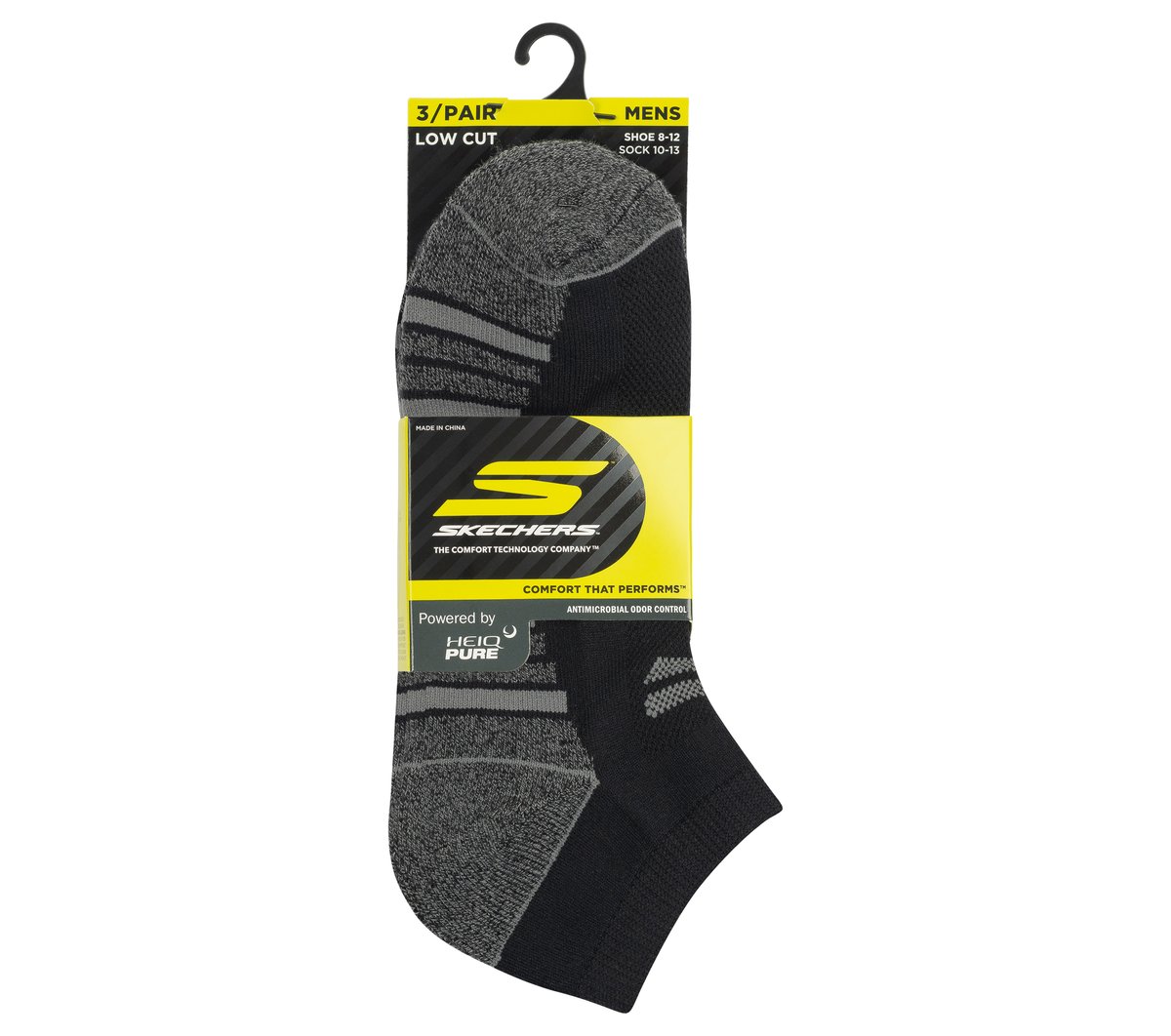 Men 3 Pack Men's Half Terry Low Cut Socks