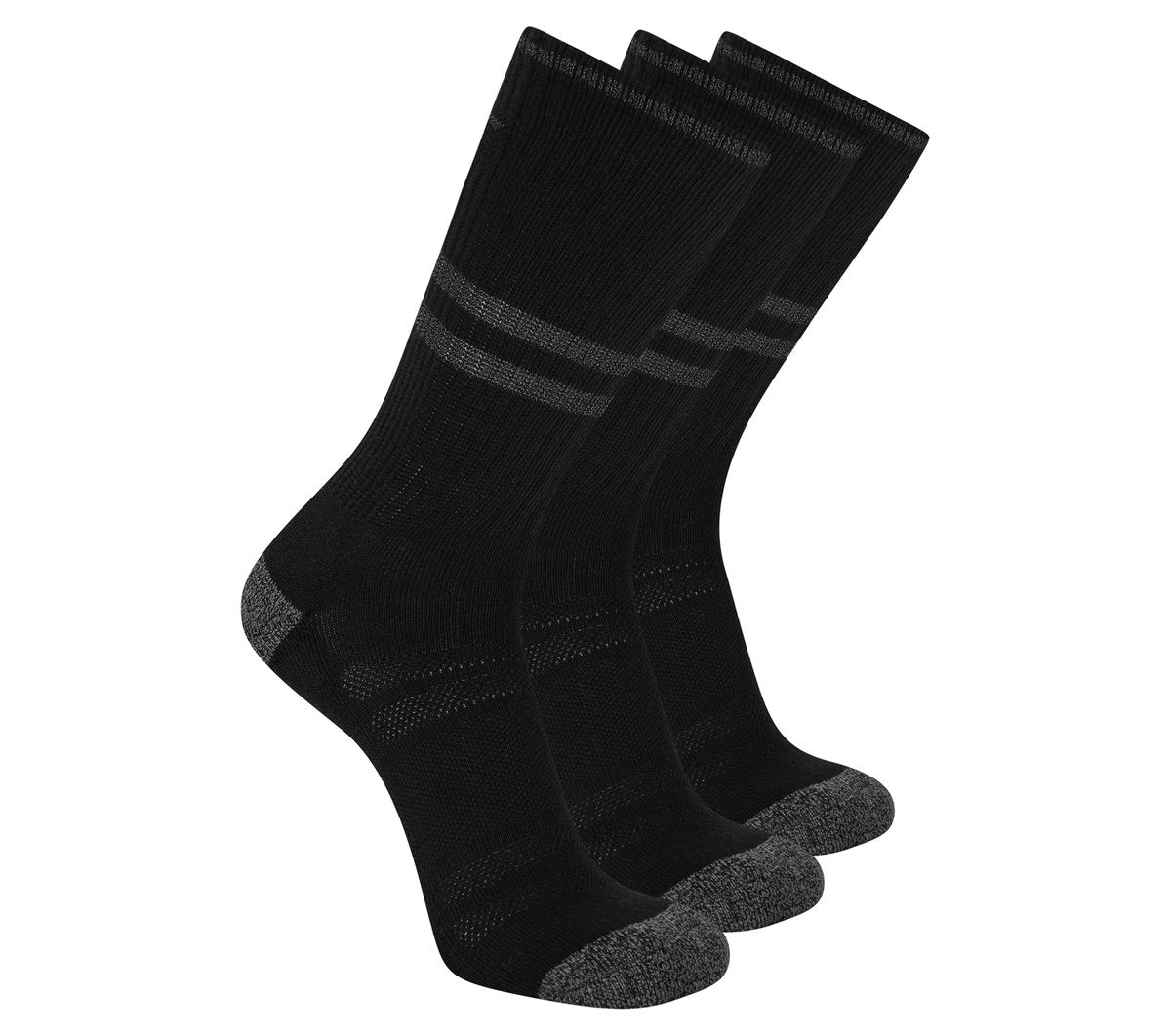 Men 3 Pack Men's Reflective Performance Crew Socks