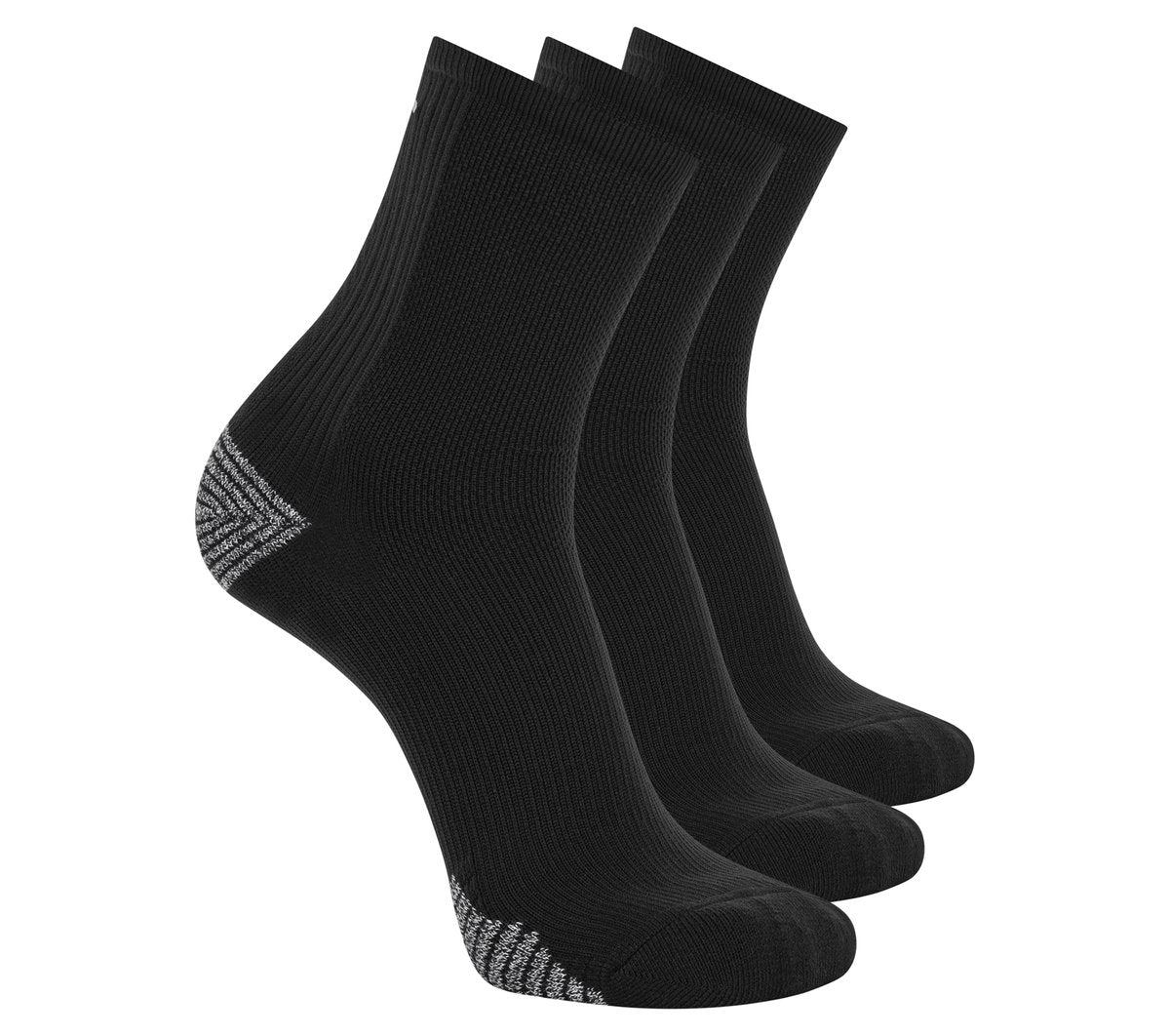 Men 3 Pack Men's Performance Running High Quarter Socks