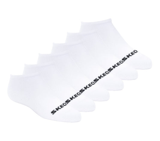 Kids Cotton No-Show Socks - 6 Pack