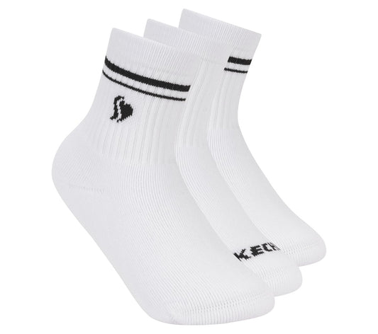 Kids 3 Pack Girls' Low Crew Ribbed Socks
